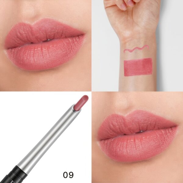 Waterproof Matte Lipliner Pencil Red Contour Tint Lipstick Long Lasting Non-stick Cup Moisturising Lips Makeup Cosmetic 12 Colors - Image 15