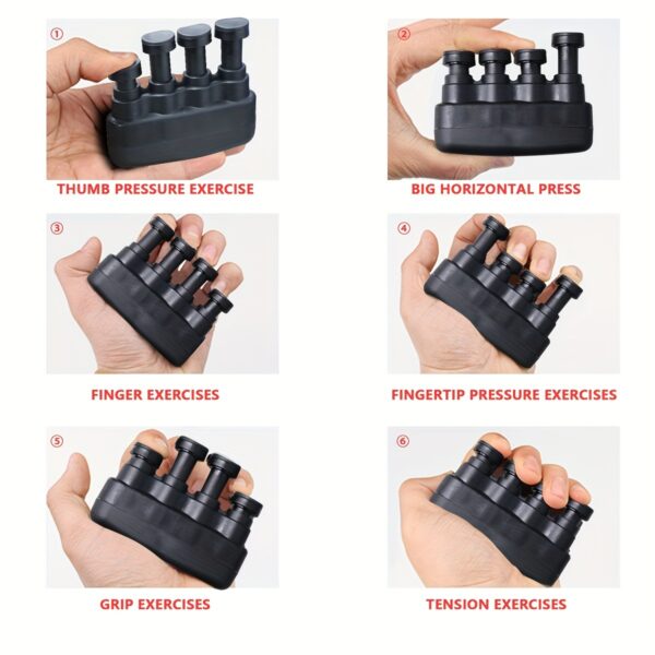 2023 New Finger Exerciser and Grip Strength Trainer for Hand Therapy and Guitar Players - Improve Finger Strength and Dexterity - Image 6