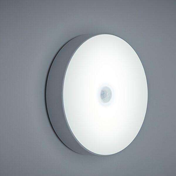 Human Sensing LED Night Light Corridor Wardrobe Bedroom Bedside Sensor Circular Light - Image 12