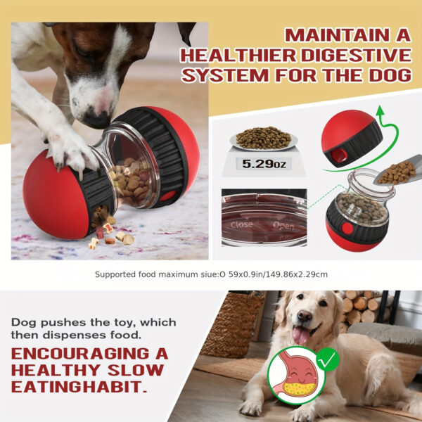 1pc Dogs Toy To Hide Food, Slow Feeding Toy, Ball-shaped Toys, Enjoy Interactive And Educational Dog Toys Christmas Gift - Image 7