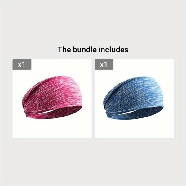 Vibrant Women's Sports Headband – Moisture-Wicking Comfort – Ideal for Yoga & Fitness Activities - Image 24