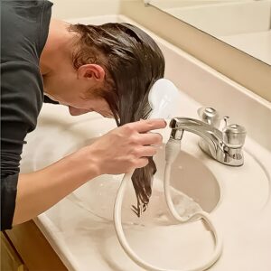 1pc Faucet Washing Hair Shower Pet Cat Dog Bath Faucet Sprayer, Multi-purpose Faucet, Shower Spray Head Convenient Easy Installation