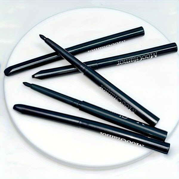 3pcs Waterproof Black Eyeliner Pencils - Smudge-Proof, Long-Lasting & Beginner-Friendly Eye Makeup - Image 5