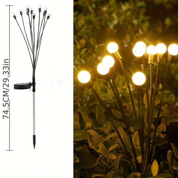 1pc Solar Firefly Lamp: Add A Magical Glow To Your Garden, Courtyard, Or Party For
Christmas, Halloween, Thanksgiving Easter gift Halloween Gift - Image 7