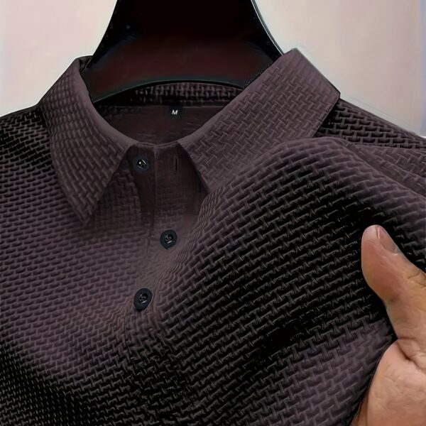 2024 New Men's Ice Sliky Fiber Sports Top - High-end Summer Short Sleeve, Versatile for Golf, Fishing, Basketball, Camping, Gym, Swimming, and Beach - Image 26