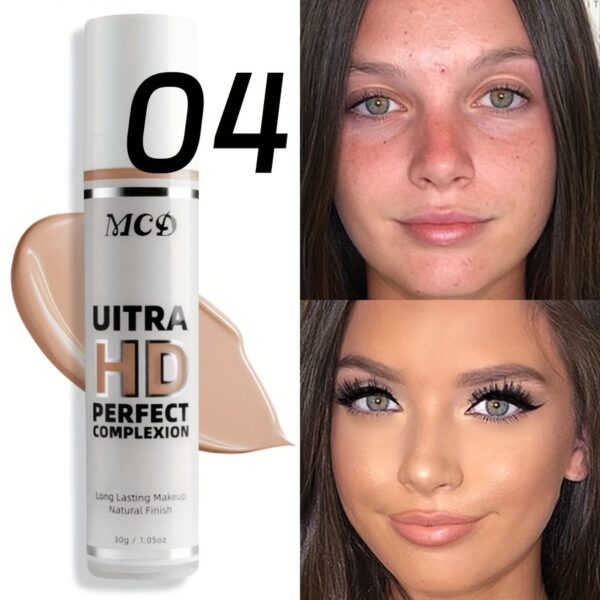 Full Coverage Concealer, Natural Matte Finish, Waterproof Long Lasting Liquid Foundation Suitable for Concealing Dark Circles Acne Blemishes - Image 9
