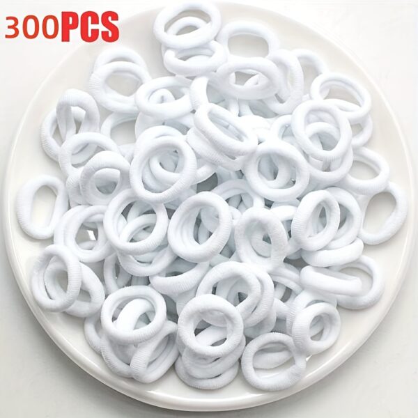 100/300pcs Children's Elastic Hair Rope, Girls Scrunchies Hair Accessories Sets, Ideal choice for Gifts - Image 10