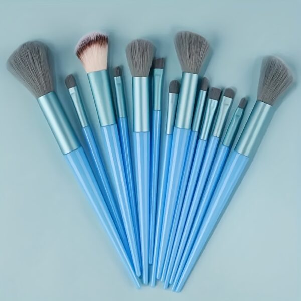 13 Pcs Soft Makeup Brush, For Foundation Blending, Eye Shadow Application, Kabuki Blending Beauty Tools - Image 8