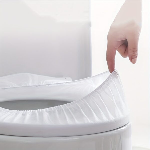 10/20PCS Disposable Toilet Seat Cover, Portable Toilet Seat Cover For Business Travel, Essential Travel Accessories For Airplanes And Camping, Bathroom Accessories, Toiletries, Teen Gifts - Image 10
