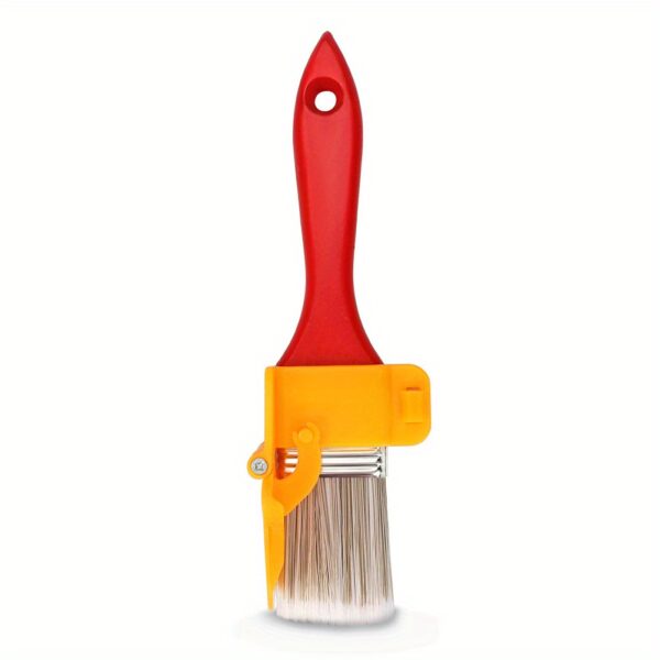 1pc Premium Paint Edger Brush - Lightweight, Durable with Wooden Handle for DIY Trims, Walls & Ceiling Painting - Image 3