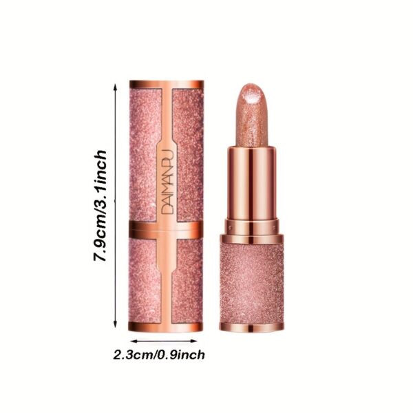 1pc Sparkly Lip Gloss, Glittering & Glossy Waterproof Lip Tint, Makes Your Lips Soft & Shiny, Makeup & Cosmetics For Music Festival - Image 5