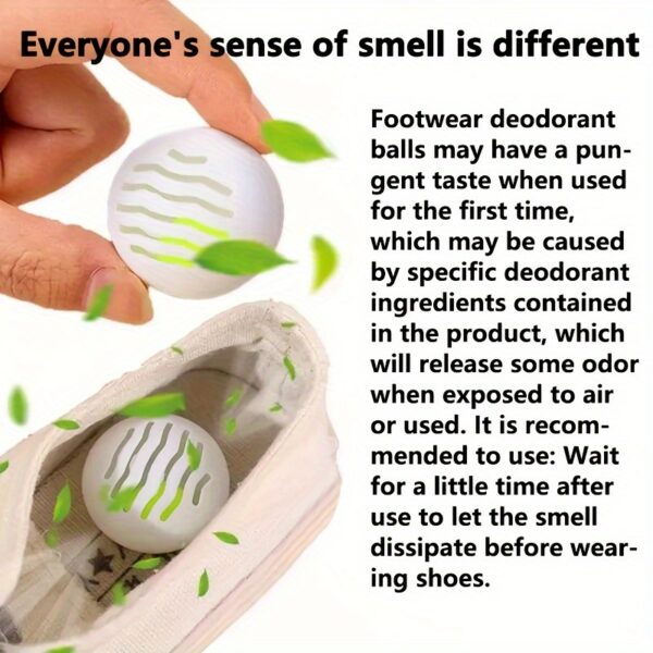 6pcs, Deodorant Balls, For Sneakers, Lockers, Gym Bags, Air Fresh Deodorant Balls For Home, Office And Car - Image 4