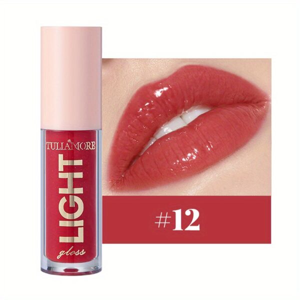 12 colors Moisturizing Candy Lip Gloss - Pearlescent Lustrous Mirror Nude Lip Stain with Natural Lip Gloss Lip Oil Valentine's Day Gifts - Image 19