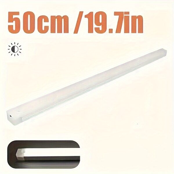 1pc Motion-Activated LED Light Bar - USB Rechargeable, Wireless, Ultra-thin with Magnetic Backing for Easy Placement in Kitchens, Hallways, Wardrobes - Ideal for Holiday Gifting - Image 9