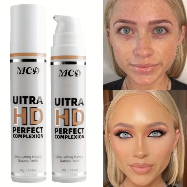 Full Coverage Concealer, Natural Matte Finish, Waterproof Long Lasting Liquid Foundation Suitable for Concealing Dark Circles Acne Blemishes - Image 10