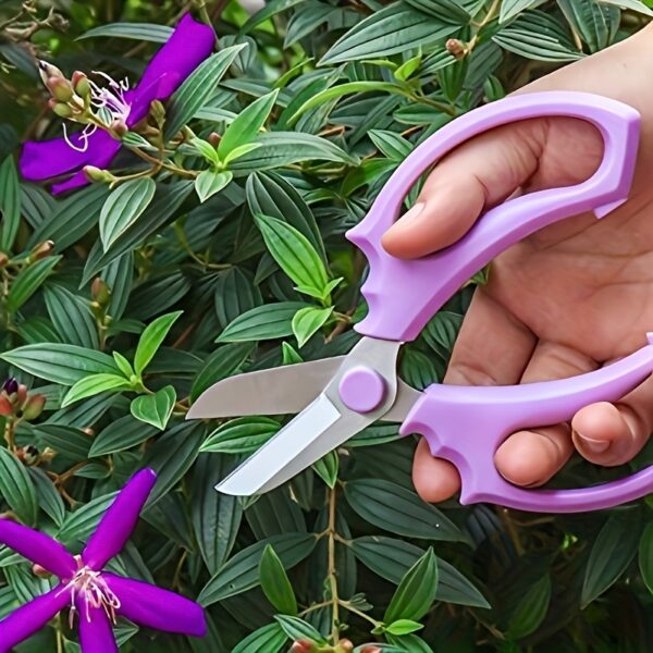 SUMYOUNG Professional Pruning Shears, Ambidextrous Comfort Grip Handles, Classic Style, Stainless Steel Blades, Manual Garden Scissors for Flower Arranging, Gardening Trimming, Plant Pruning, Fruit Picking - Image 8