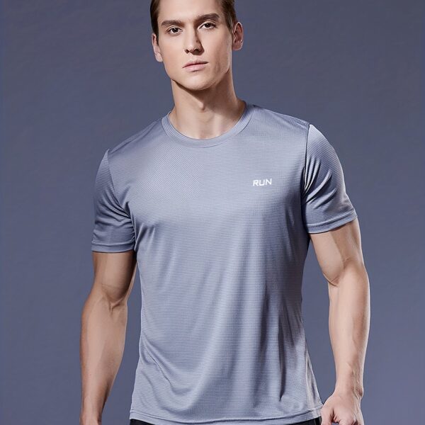Men's Ultra-Light, Quick-Dry Sports T-Shirt - Breathable, Stretch-Fit for Running & Gym; Durable Everyday Wear - Image 13