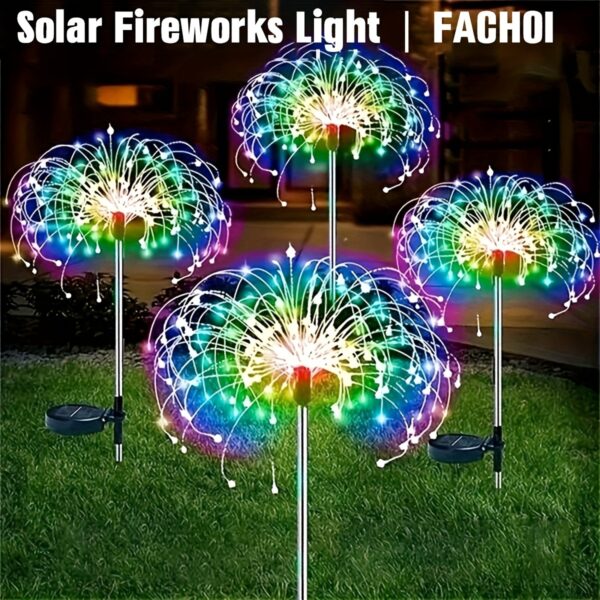 Fireworks Lights Outdoor, Solar Firework Lights Outdoor IP65 With 8 Lighting Modes Firework Solar String Lights For Garden Patio Backyard Decor 420LED/300LED/200LED/150LED/60LED