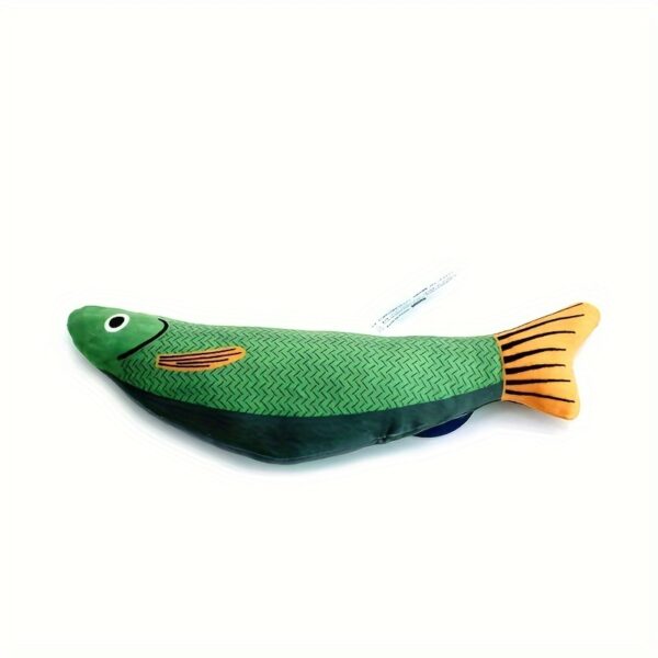 1/2pcs Ultra-Soft Crinkle Sound Cat Saury Fish Toy - Interactive Kicker for Indoor Exercise & Endless Fun - Image 5