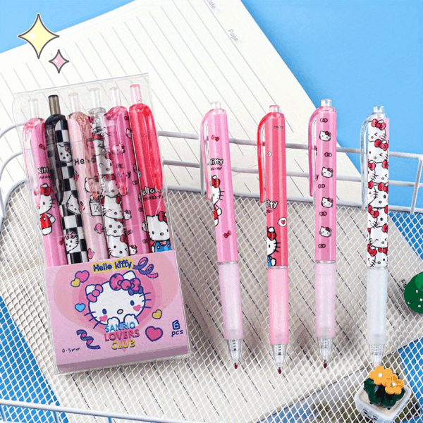 Hello Kitty Kuromi Durable Authorized Charm - Stylish Premium Ballpoint Pen with Colorful Anime Pattern for Office & School - Perfect Gift for Fans - Image 10