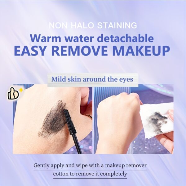 Starry Sky Mascara Lengthening Volumizing Waterproof Sweat Proof Long Lasting Smudge Proof Makeup Holding Curling Thick For Beginner - Image 8