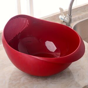 1pc Multi-Purpose Rice Washer & Strainer – Ergonomic Design & Easy-Drain Function – Essential Kitchen Gadget for Daily Use