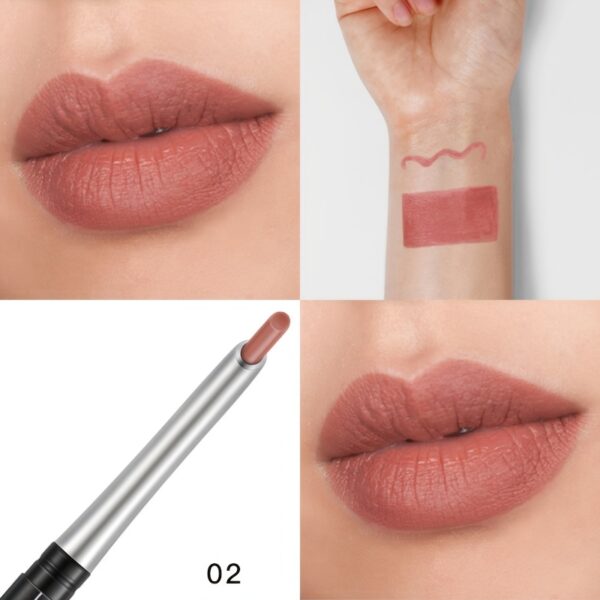Waterproof Matte Lipliner Pencil Red Contour Tint Lipstick Long Lasting Non-stick Cup Moisturising Lips Makeup Cosmetic 12 Colors - Image 7