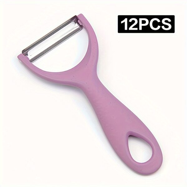 Stainless Steel Peeler, Ergonomic Handle, Easy Grip, Durable Kitchen Tool, Food-Safe Polypropylene Body, for Potatoes, Cabbage, Melons, Dishwasher Safe - Image 20