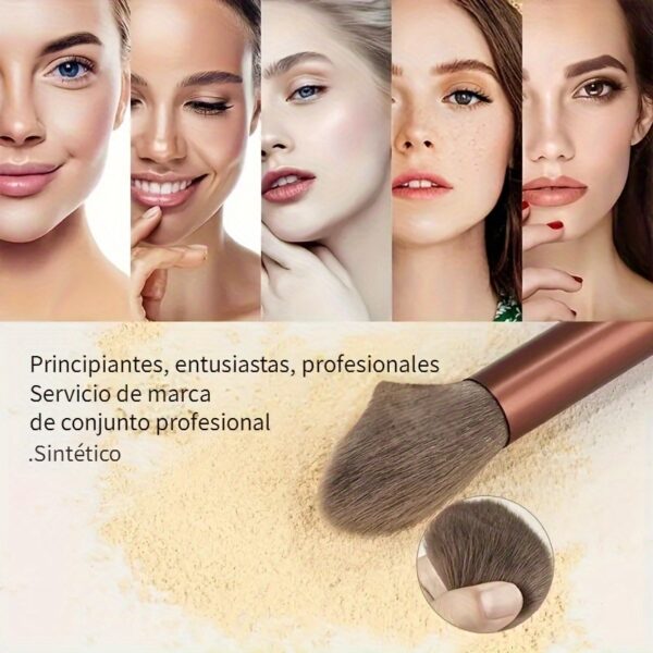 13 Pcs Soft Makeup Brush, For Foundation Blending, Eye Shadow Application, Kabuki Blending Beauty Tools - Image 11