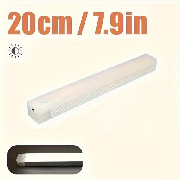 1pc Motion-Activated LED Light Bar - USB Rechargeable, Wireless, Ultra-thin with Magnetic Backing for Easy Placement in Kitchens, Hallways, Wardrobes - Ideal for Holiday Gifting - Image 5