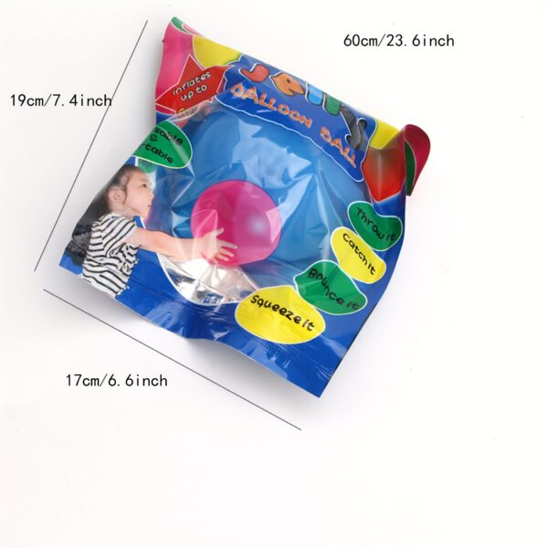 Hot Sale Inflated Ball Bubble Ball Water-filled Transparent Bubble Ball TPR Inflated Ball Pat Ball Big Light Ball (non-vacuum Packaging) easter gift - Image 5