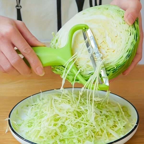 Cabbage Shredder Slicer Peeler, Large Size, Vegetable Cutter for Purple Cabbage, Lettuce, Wide Mouth Peeling Knife, Food Contact Safe