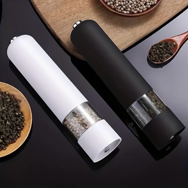 Electric Salt And Pepper Grinder Set - Automatic Spice Mill With Adjustable Coarseness - Perfect For Cooking & BBQs! - Image 12