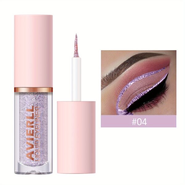 Glitter Liquid Eyeliner Pen, Long Lasting Shimmer Waterproof Colourful Eyeliner, Easy Coloring Smudge Proof Fast Drying Eye Makeup For Music Festival - Image 9