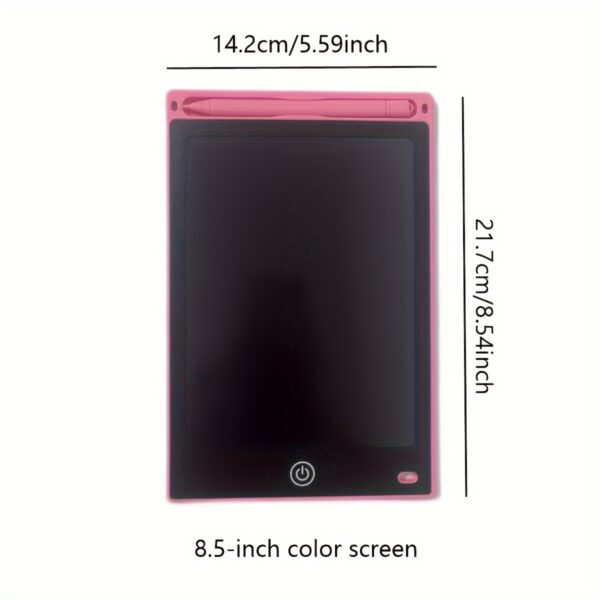 1pc Colorful LCD Writing Tablet Drawing Tablet, Portable And Educational, As Halloween, Christmas Gift - Image 6