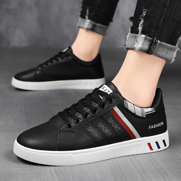 Men's Trendy Street Style Low Top Skateboard Shoes, Comfy Non Slip Lace Up Durable Sneakers For Men's Outdoor Activities - Image 12
