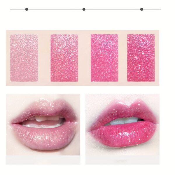 1pc Sparkly Lip Gloss, Glittering & Glossy Waterproof Lip Tint, Makes Your Lips Soft & Shiny, Makeup & Cosmetics For Music Festival - Image 9