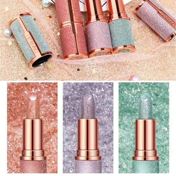 1pc Sparkly Lip Gloss, Glittering & Glossy Waterproof Lip Tint, Makes Your Lips Soft & Shiny, Makeup & Cosmetics For Music Festival - Image 7