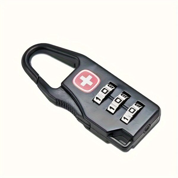[Anti-Theft Padlock] 1/2/4/6/10pcs Durable Anti-Theft Travel Sentry Approved Mini Padlocks | 3-Digit Password Lock for Luggage, Backpacks, And Suitcases - Universal, Stylish, Easy to Set - Image 2