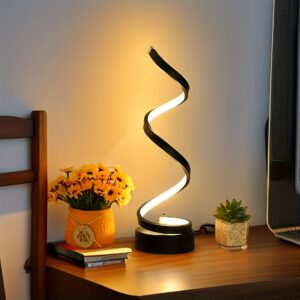 1pc The Original Spiral Lamp Is Suitable For Office, Bedroom, Living Room, Friends Give Gifts, USB Connection Is Easy To Use