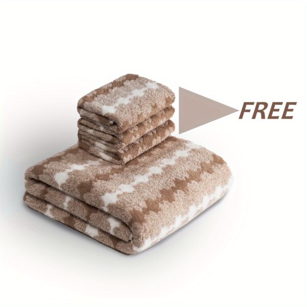 1pc Extra Large Bath Towel for Woman Ultra Soft Ultra Absorbent Quick Drying, Wash Cloths - Image 11