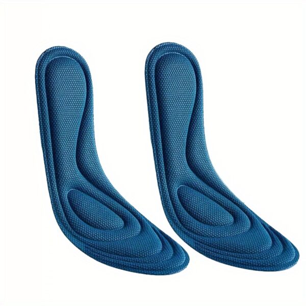 1 Pair Ultra-Comfort 5D Memory Foam Orthopedic Insoles for Men and Women - Anti-Odor, Sweat-Absorbing, Massage, and Arch Support for Running, Sports, and Daily Wear - Breathable, Ergonomic, and Anti-Fatigue Foot Care Solution - Image 3