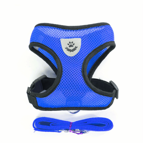 Reflective Pet Harness And Leash Set For Dogs And Cats, Adjustable Puppy Cat Vest Harness With Soft Mesh - Image 31