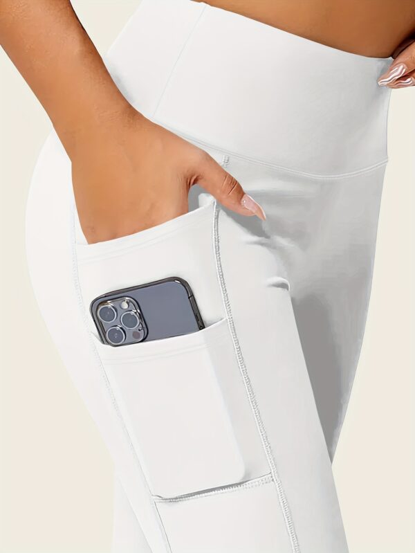 High Rise Butt Lifting Seamless Leggings with Phone Pockets, Women's Underwear & Shapewear - Image 6