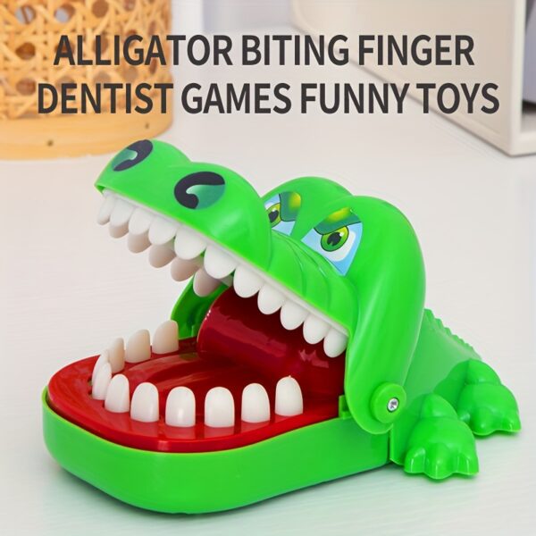 Fun Interactive Teeth-Pulling Game - Crocodile Finger Biting Toy for Youngsters 3+ - Perfect Party & Christmas Gift - Image 3
