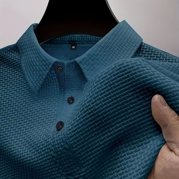 2024 New Men's Ice Sliky Fiber Sports Top - High-end Summer Short Sleeve, Versatile for Golf, Fishing, Basketball, Camping, Gym, Swimming, and Beach - Image 25