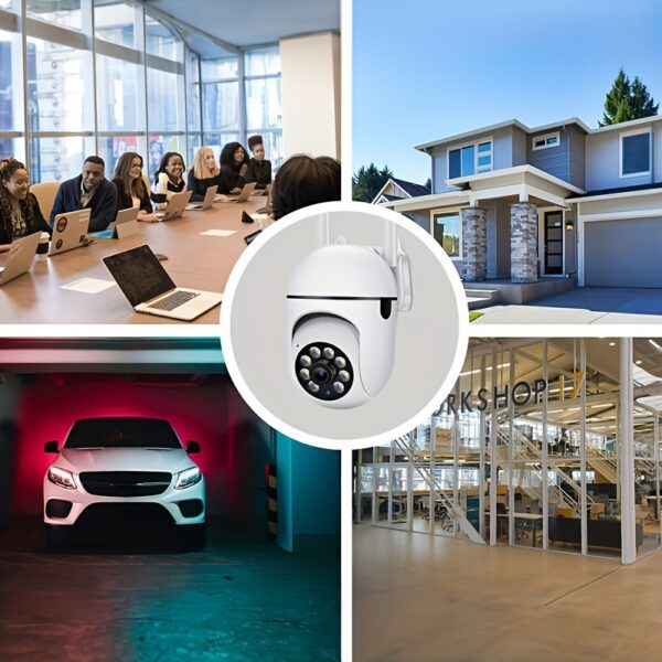 Cam With Color Night Vision Wireless 1080p HD Indoor/Outdoor Video Camera 2-Way Audio Wireless Security Camera Pan/Tilt/Zoom Wi-Fi Smart Home Security Camera With Motion Tracking For Baby & Pet Color Night Vision 2-Way Audio. - Image 6