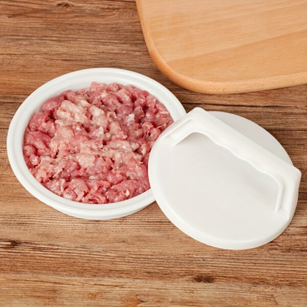 [1pc Non-Stick Burger Press] 1pc Burger Press, Patty Press, Cheeseburger Press, Creative Burger Press, Non-Stick Hamburger Press, Patty Maker Mold For Meat Beef Cheese Veggie, Burger Maker For Outdoor Picnic Grill Barbecue, Kitchen Tools, Kitchen Supplies - Image 8