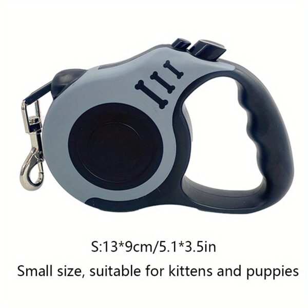 Durable Double Switch Retractable Pet Leash For Dogs - Easy Control And Comfortable Grip - Image 3