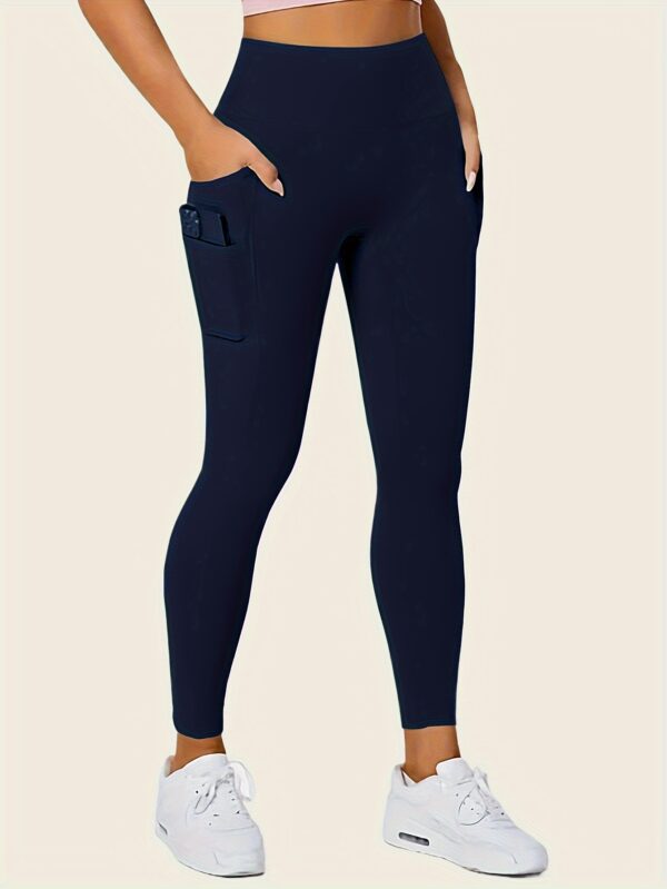 High Rise Butt Lifting Seamless Leggings with Phone Pockets, Women's Underwear & Shapewear - Image 7